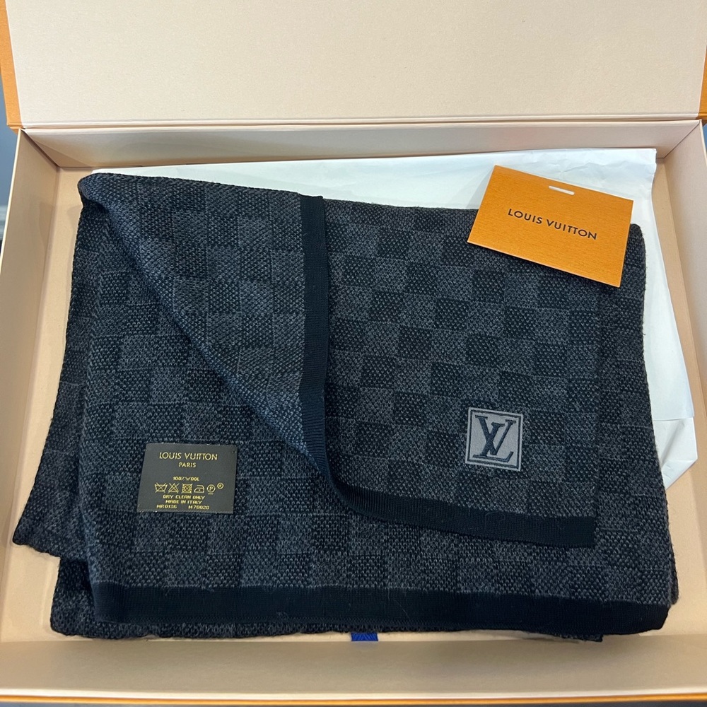 Louis Vuitton Mens Neo Petit Damier Scarf